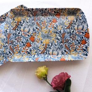 ウィリアム モリス ミニ トレイ ゴールデンリリー