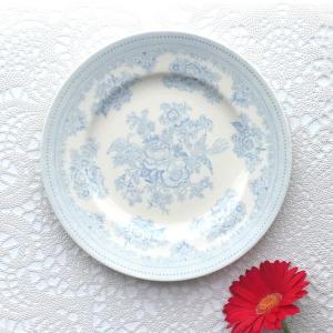 BURLEIGH（バーレイ） ブルー アーデン プレート ブルー系 21.5cm 花