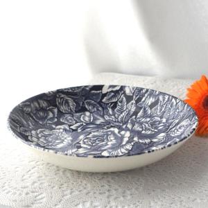 BURLEIGH（バーレイ） ダブグレイ キャリコ フルーツ プレート