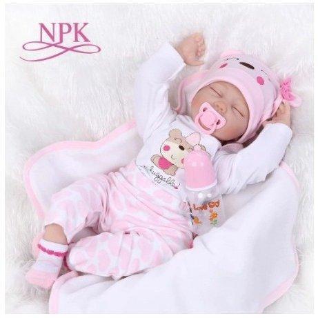 抱き人形 赤ちゃん リボーン ベイビー ドール 女の子 寝顔 衣装付き 40CM 人形 抱き人形