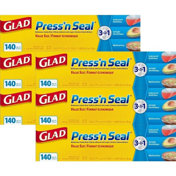 Glad GLAD PRESS&apos;N SEAL グラッド プレス＆シール マジックラップ 30cmX4...