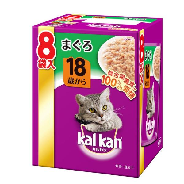 カルカン パウチ 高齢猫用 18歳から まぐろ 70g×8袋入り キャットフード