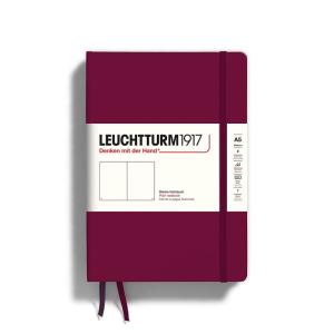 LEUCHTTURM1917/ロイヒトトゥルム Notebooks Medium (A5) ポートレッド ミディアム (A5) 無地 359｜itostore