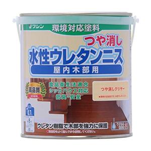 和信ペイント 水性ウレタンニス つや消しクリヤー 0.7L 屋内木部用 ウレタン樹脂配合 低臭・速乾｜itostore