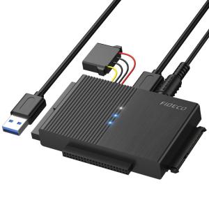 FIDECO SATA/IDE 両方対応 USB3.0 交換アダプター 2.5/3.5インチHDD SSD 光学ドライブに対応 コンバータ｜itostore