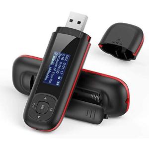 AGPTEK 小型 FMラジオ 超軽量 音楽プレイヤー