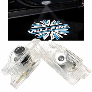 Minile 20系ヴェルファイア30系 カーテシランプ ドアウェルカムライト カーテシライト LEDロゴ投影 カーテシ 車用ドアランプ 角度調整機能