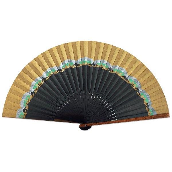 親焼煤中黒染　松連緑 C7320 Af07