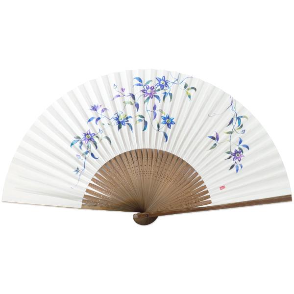 男女兼用 京扇子 / 唐木骨 / 鉄線 (Db26)