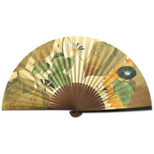 扇子　センス　猫のダヤン　わちふぃーるど　ダヤン わちふぃーるど 扇子 月に乾杯・紺 わちふぃーるどダヤン : わち