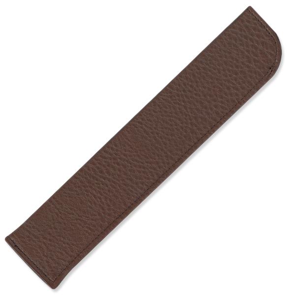 扇子7.5寸用 扇子袋<男性用>レザー(本革)茶(La800)