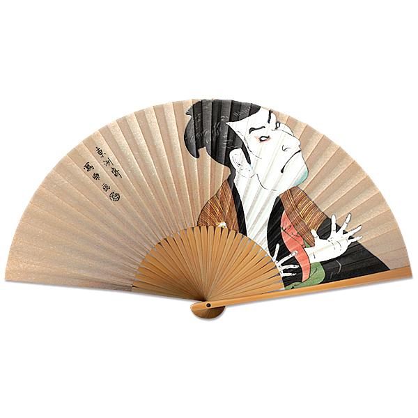 日本のお土産扇子 浮世絵 奴江戸兵衛(Re007)