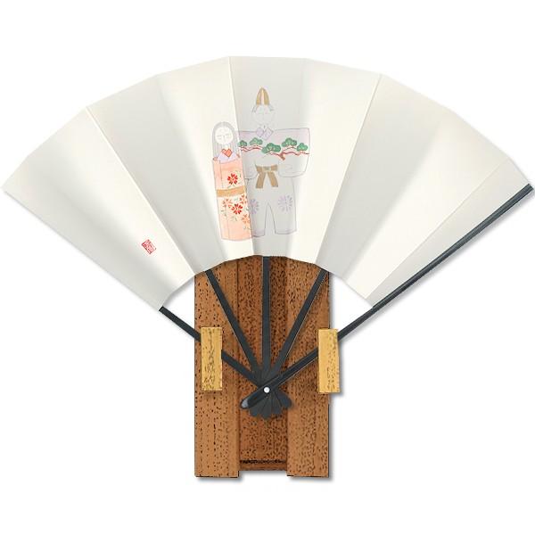 飾り京扇子/都の四季2/お雛様(T002)