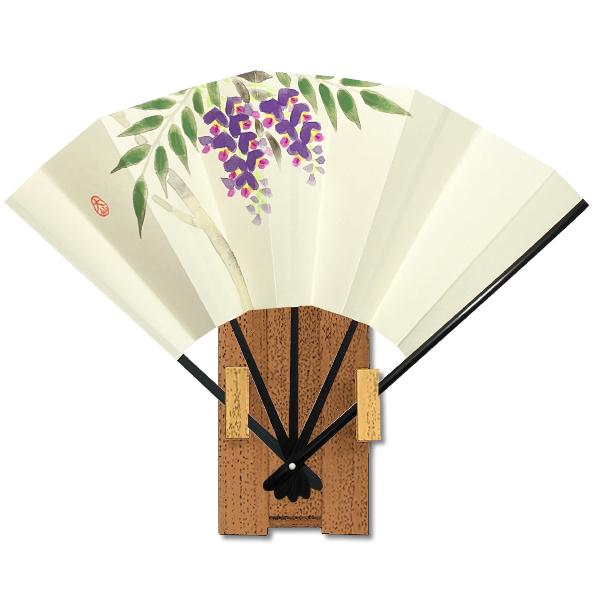 飾り京扇子 都の四季 藤(T005)