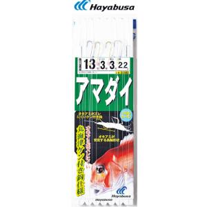 ハヤブサ　アマダイ フロロ 丸海津ケン付き 13号2本鈎2セット SE682
