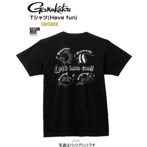 がまかつ GM3808 Tシャツ(Have fun) ブラック 2026年春夏新製品ご予約 2月中旬...