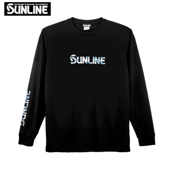 シルキードライロングTシャツ SUW-15603DLT ブラック 2026年春夏 サンライン 新製品...