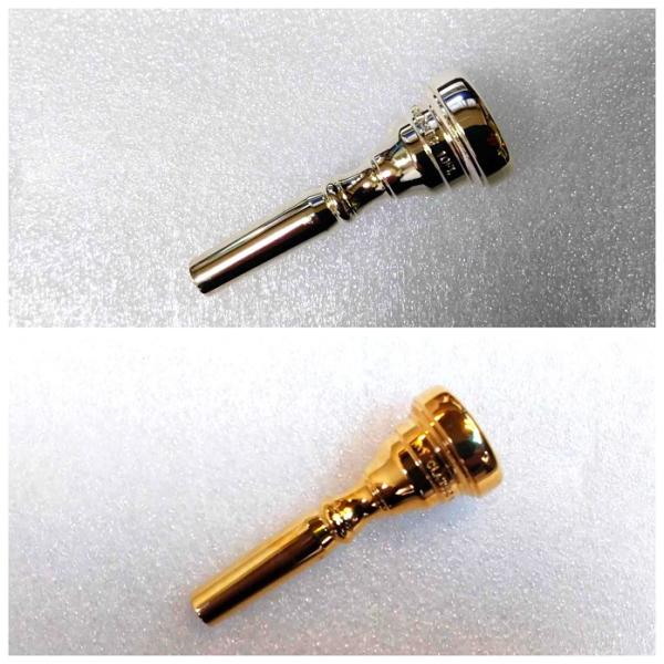 ♪【全国対応】各種金管楽器のマウスピース・【金メッキ仕上げ加工】格安にて！【送料無料】フリューゲルホ...