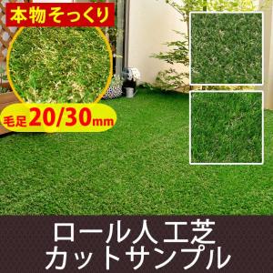 ロール人工芝 カットサンプル(芝丈20mm,30...の商品画像