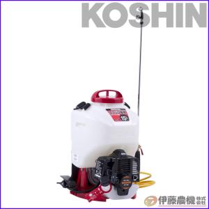 工進（KOSHIN） 背負いエンジン動噴 カスケード式 ES-20C (容量20L