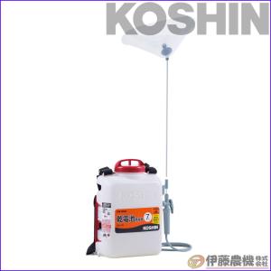 工進（KOSHIN） 背負い落下式電動除草剤散布機 10L ジョウロ型 JS