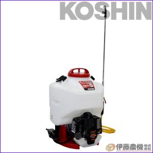 工進（KOSHIN） 背負い式エンジン動噴 10L 2サイクル カスケード式