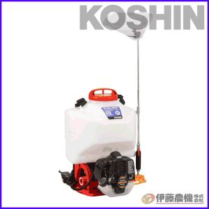 工進（KOSHIN） 背負い式エンジン動噴 10L 2サイクル カスケード式