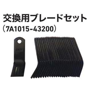 替え刃セット　18枚 斎藤農機 純正パーツ SGC-M500用替刃セット [6441-9110-0]【部品