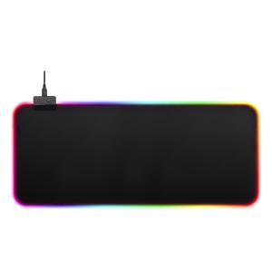 ゲーミングマウスパッド大型 FPS 光学式マウス適用 LED発光12RGBモードカラフル回転 超滑らかで 滑り止め mouse pad