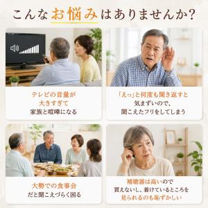 集音器 高齢者 使いやすい 充電式 ワイヤレス...の詳細画像5