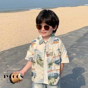 半袖 シャツ キッズ アロハシャツ 子供服 T...の詳細画像4
