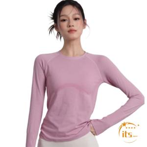 ピラティス ロングカットソー トップス ヨガウ...の詳細画像5