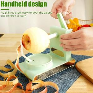りんご皮むき器回転式 皮剥器 果物 アップル ...の詳細画像3