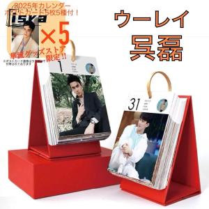 【セール8900円→7900円】中国俳優ウーレイ（呉磊）の日めくりカレンダー2025年！【ポストカード5p付き】