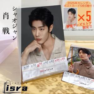 【セール8800円→7800円】中国俳優シャオジャン（肖戦）週めくりカレンダー2025年！【ポストカード5p付き】