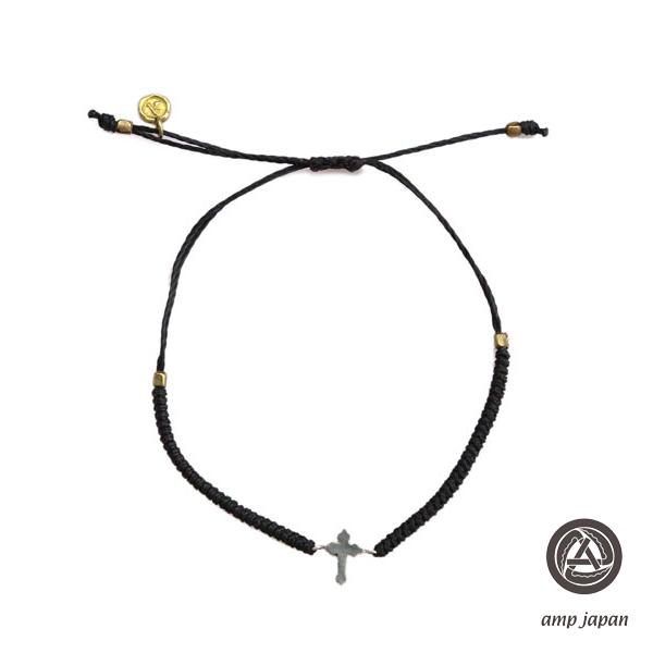 アンプ ジャパン amp japan  Narrow Waxed Cord Bracelet Pet...