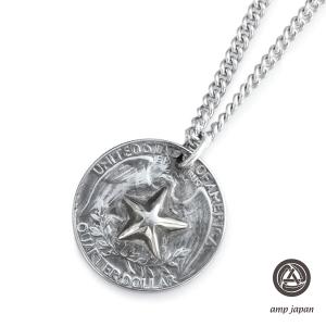 アンプ ジャパン amp japan Bump Out Star 25c Necklace HYJKS-106 スター 25セント ネックレス コイン
