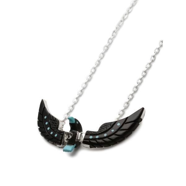 BEN LIVINGSTON ベンリビングストン Jet Navajo Eagle Necklace...