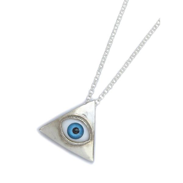 Blue Bayer Design ブルーベイヤーデザイン Evil eye pyramid nec...