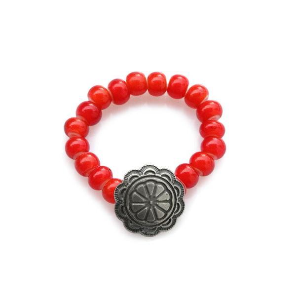 Button Works ボタンワークス WHITE HEARTS RING with BW ORI...