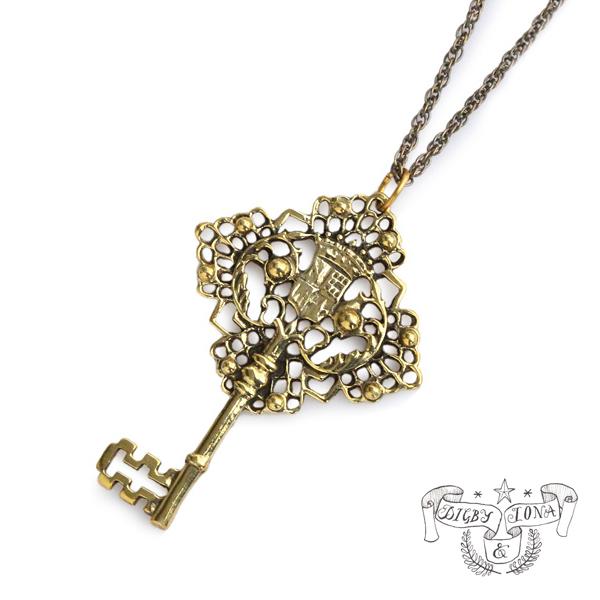 Digby &amp; Iona ディグビー アンド アイオナ Crest Key Necklace 正規品...