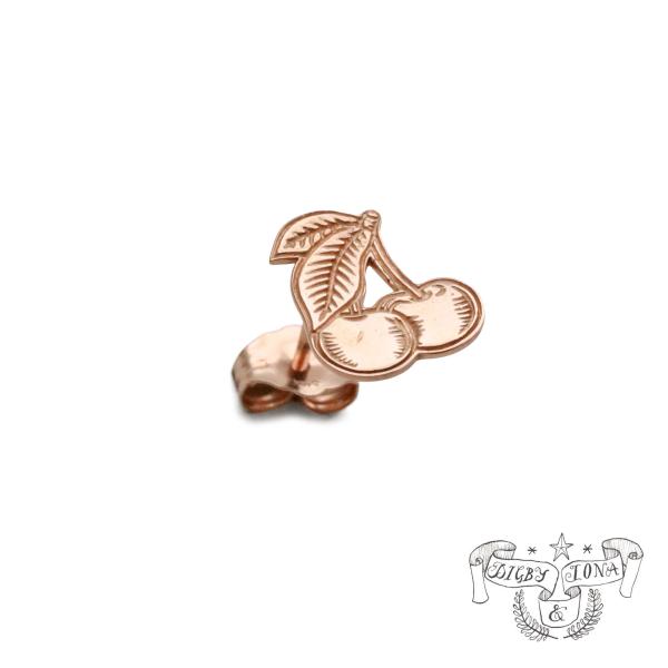 Digby &amp; Iona ディグビー アンド アイオナ Cherry Studs ( K14 Ros...