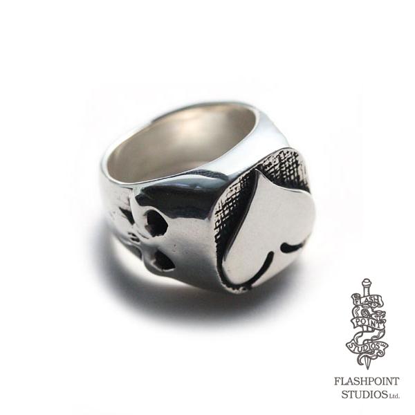 Flash Point フラッシュポイント Spade Skull Ring スペード スカル リン...
