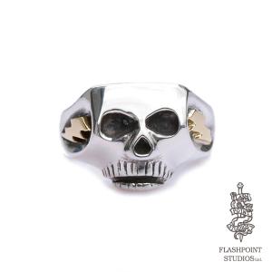 フラッシュポイント フラットスカルリング アイパッチ ジムスカル FLASH POINT（フラッシュポイント） JIM SKULL W S S PATCH ジムスカル