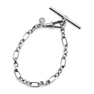 LAVER（ラバー） ： 9MM CURB CHAIN T BAR BR ： LAVER-NO-19