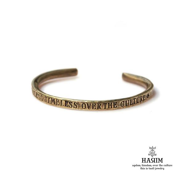 HARIM ハリム HARIM concept bangle Brass(FRONT STAMPS)...