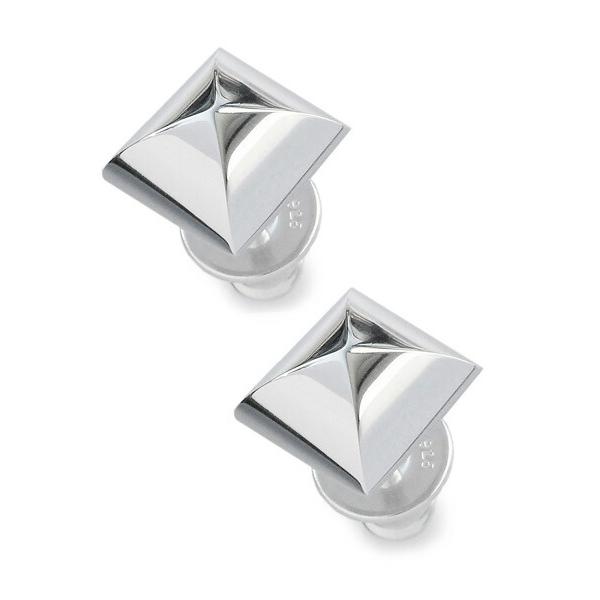 HARIM ハリム TRSQUAE PIRAMID PIERCE ロジウムコーティング スクエア ピ...