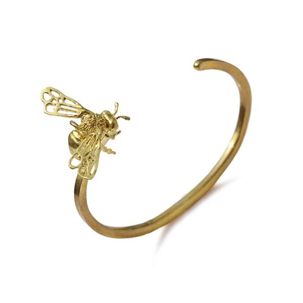 HOASHI YUSUKE ホアシユウスケ 働く蜂のバングル (Brass) 正規品 カフブレスレッ...