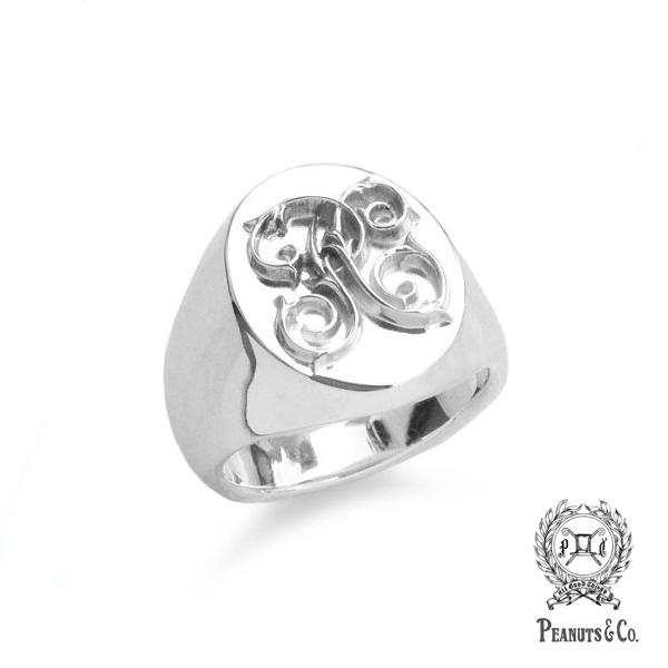 ピーナッツカンパニー PEANUTS&amp;CO. Signet Ring (S / Silver) シグ...