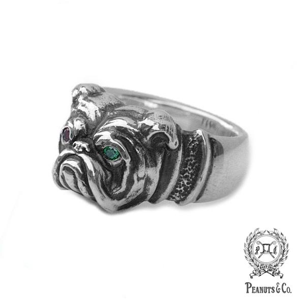 ピーナッツカンパニー PEANUTS&amp;CO. Bull Dog Ring (Silver) / ブル...
